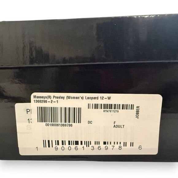 MASSEYS Presley Studded Low Heel LEOPARD Ankle Boot, Size 12 Wide - Picture 5 of 8